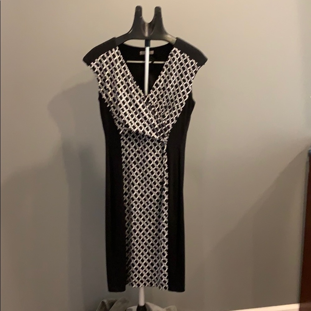 Black and White Sheath Dresss
